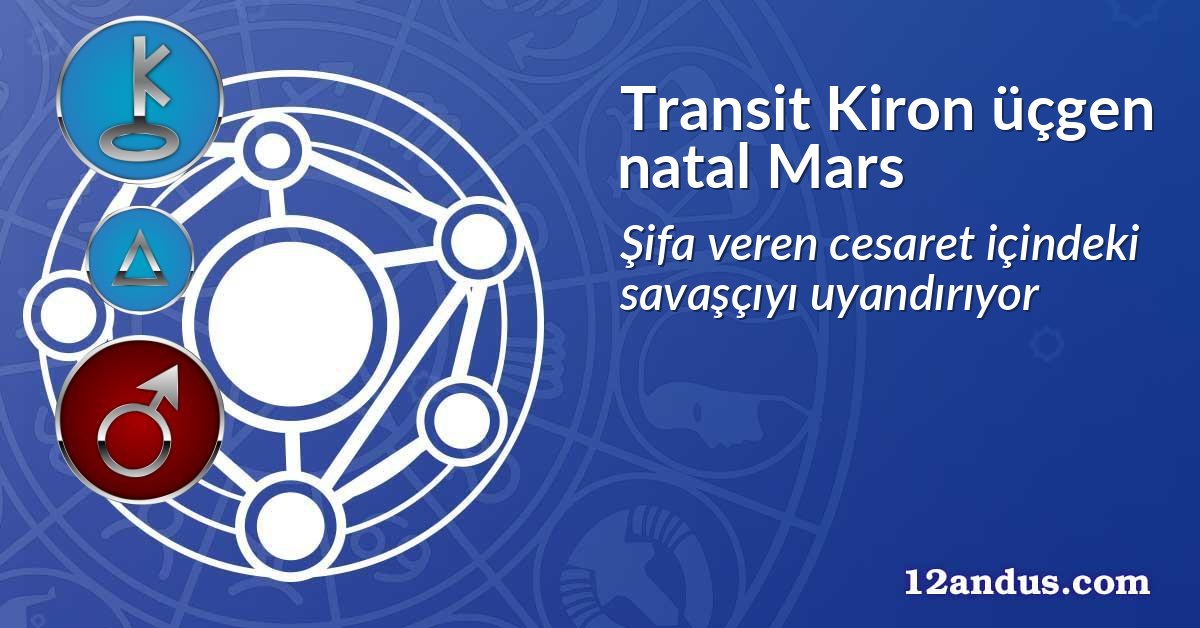 Transit Kiron üçgen natal Mars