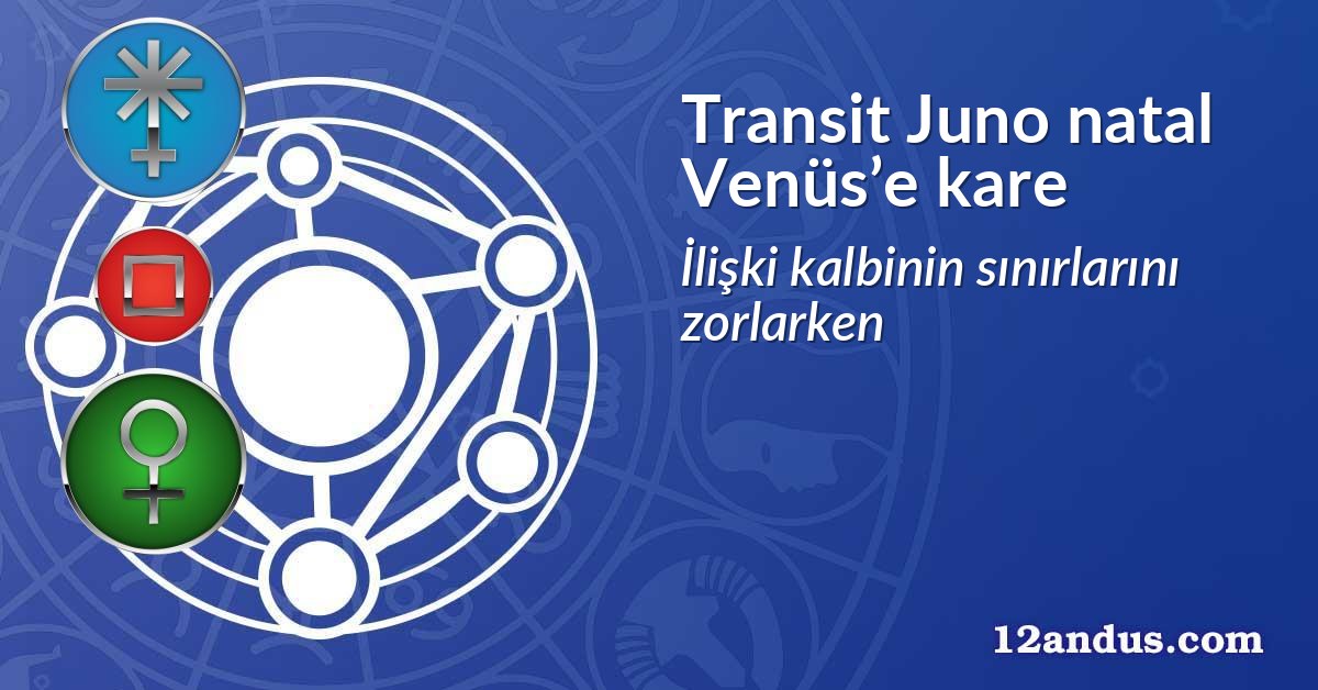 Transit Juno natal Venüs’e kare