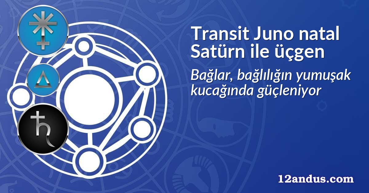 Transit Juno natal Satürn ile üçgen