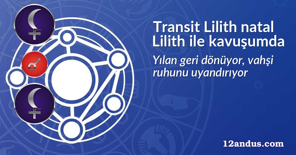 Transit Lilith natal Lilith ile kavuşumda