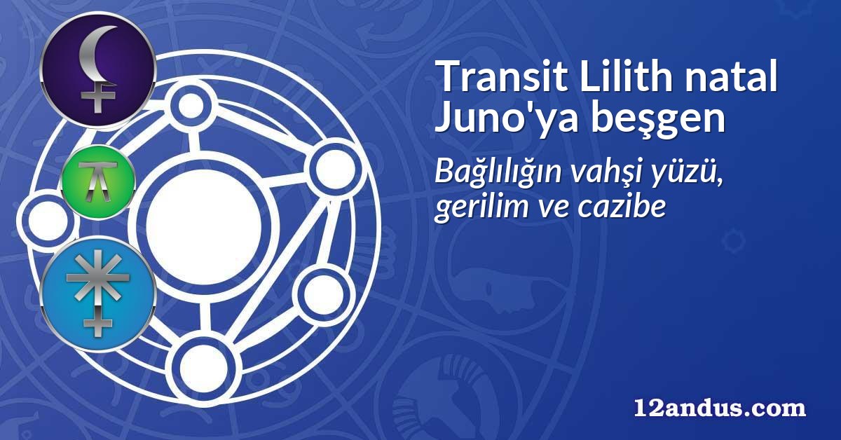Transit Lilith natal Juno'ya beşgen