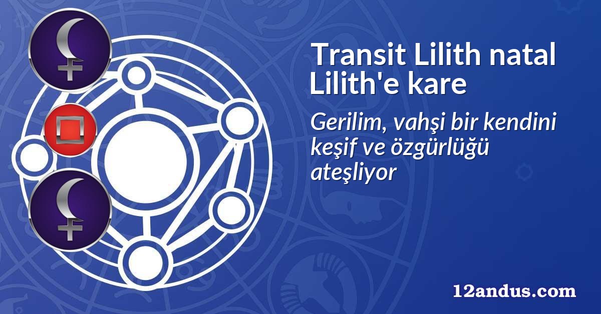 Transit Lilith natal Lilith'e kare