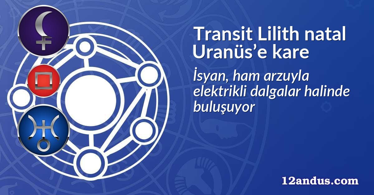 Transit Lilith natal Uranüs’e kare