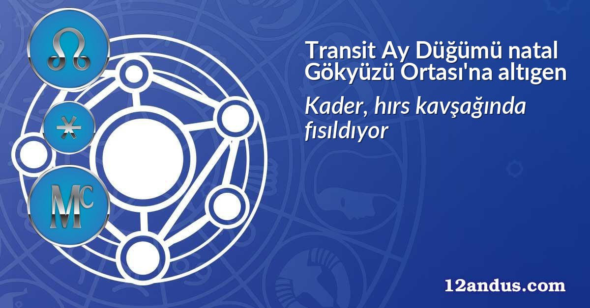 Transit Ay D&uuml;ğ&uuml;m&uuml; natal G&ouml;ky&uuml;z&uuml; Ortası'na altıgen