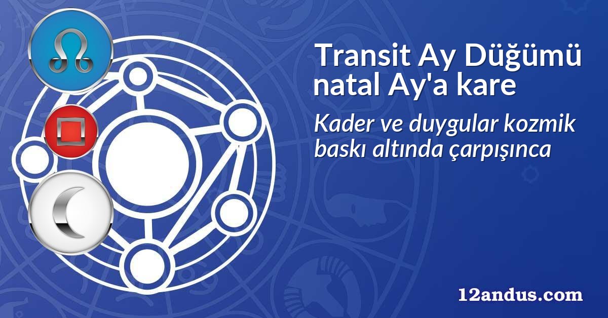 Transit Ay D&uuml;ğ&uuml;m&uuml; natal Ay'a kare