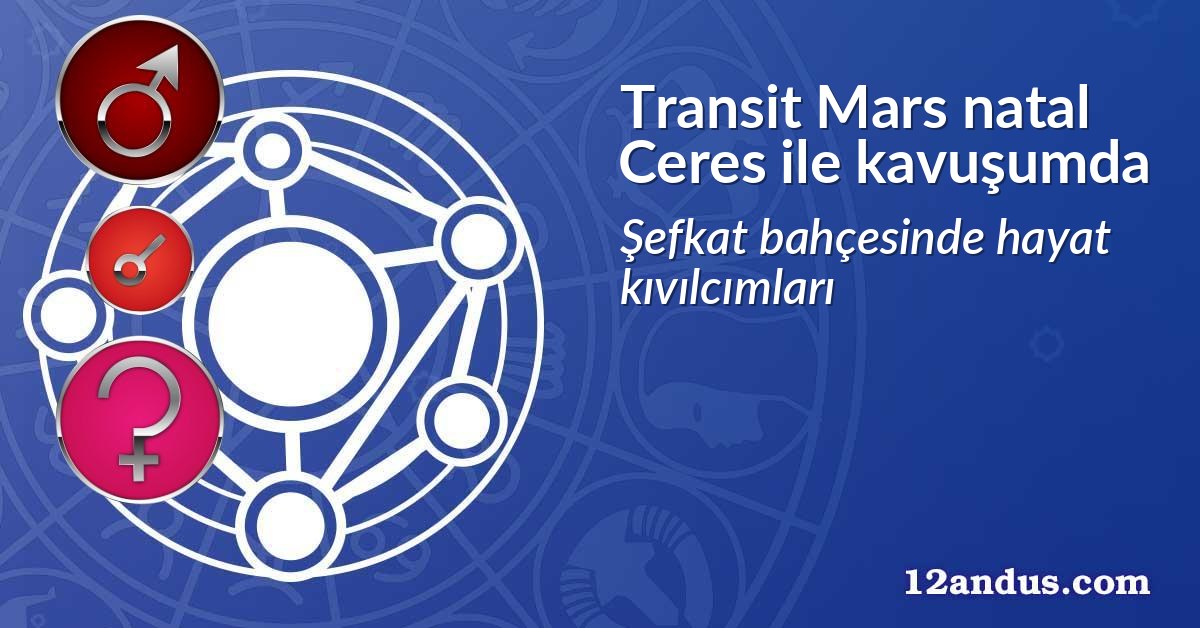 Transit Mars natal Ceres ile kavuşumda