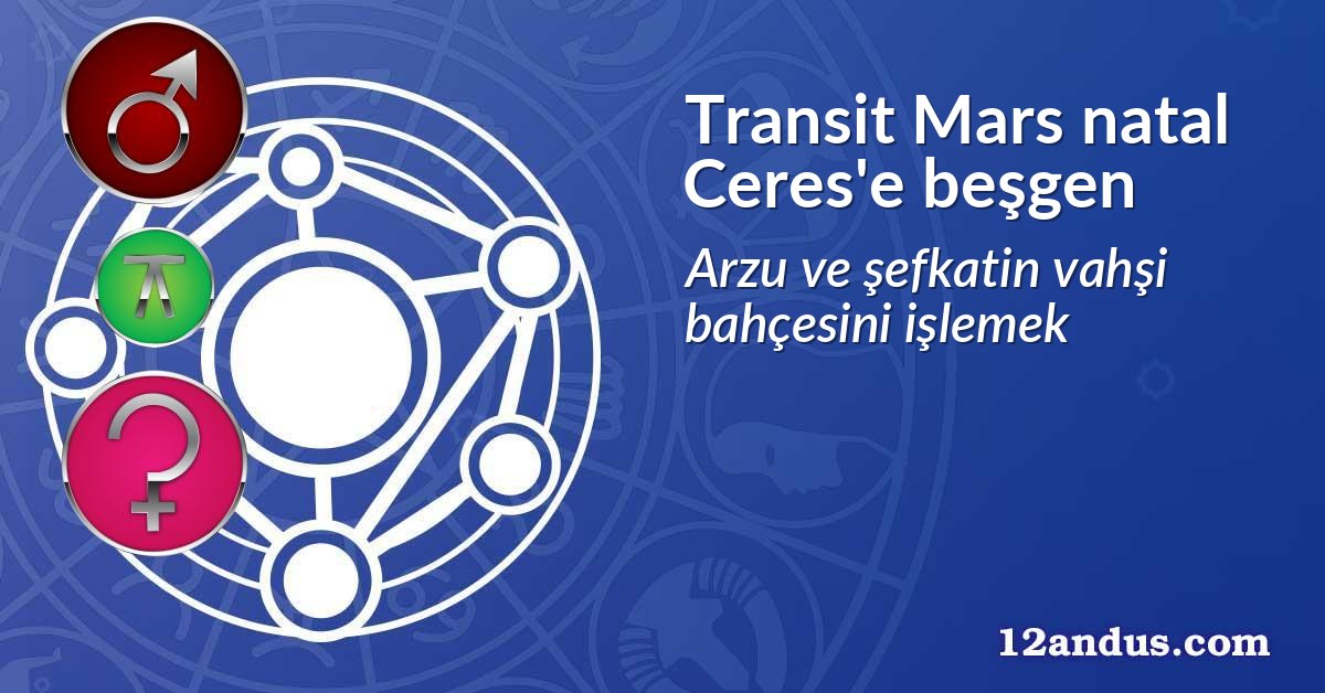 Transit Mars natal Ceres'e beşgen