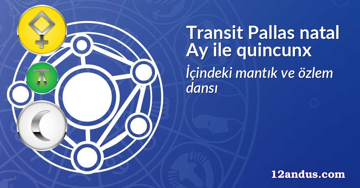 Transit Pallas natal Ay ile quincunx