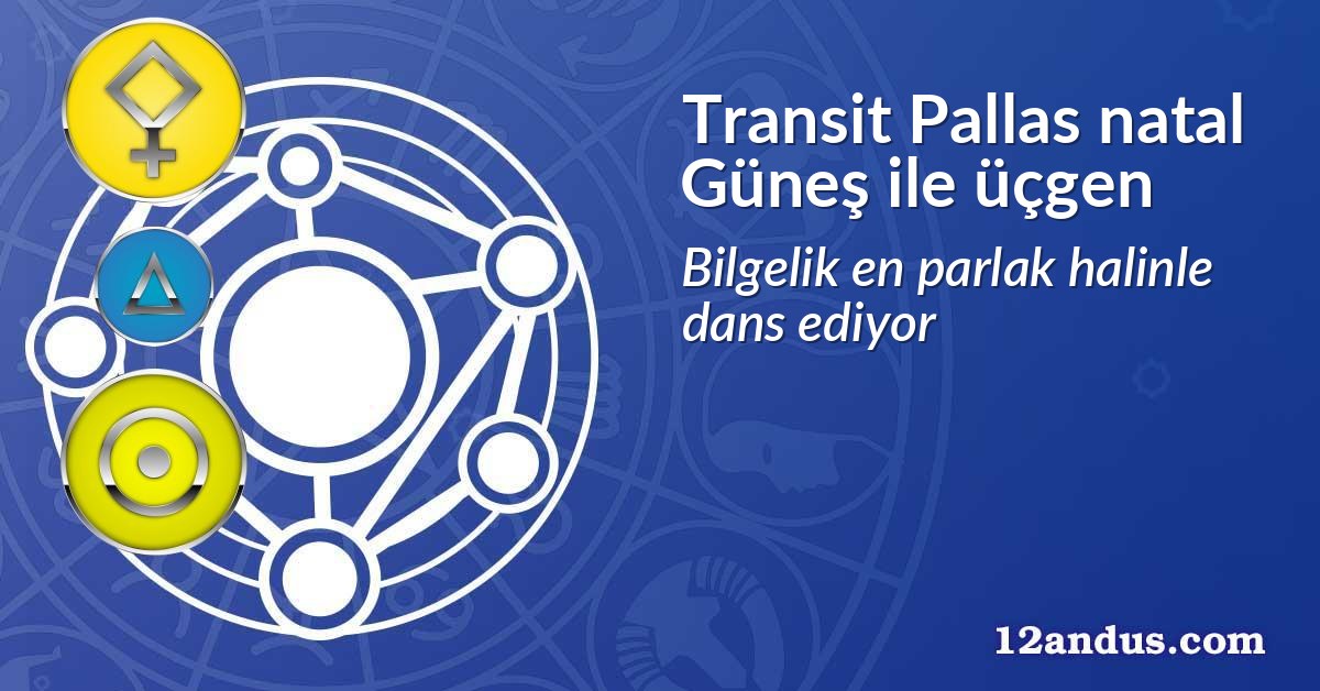 Transit Pallas natal Güneş ile üçgen