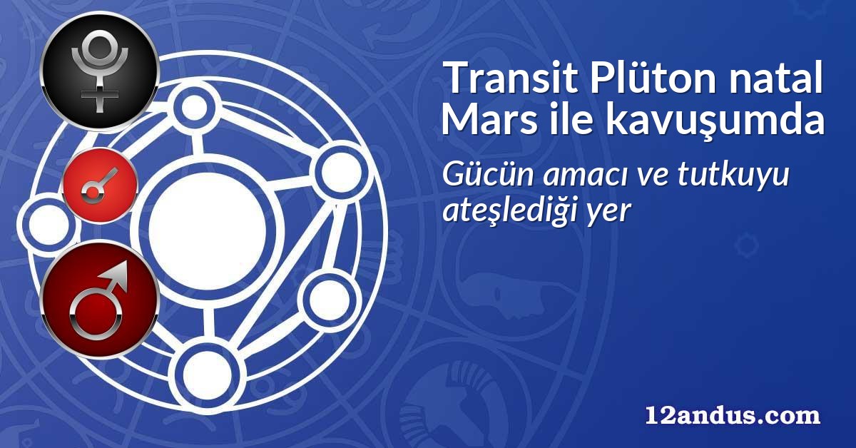 Transit Plüton natal Mars ile kavuşumda