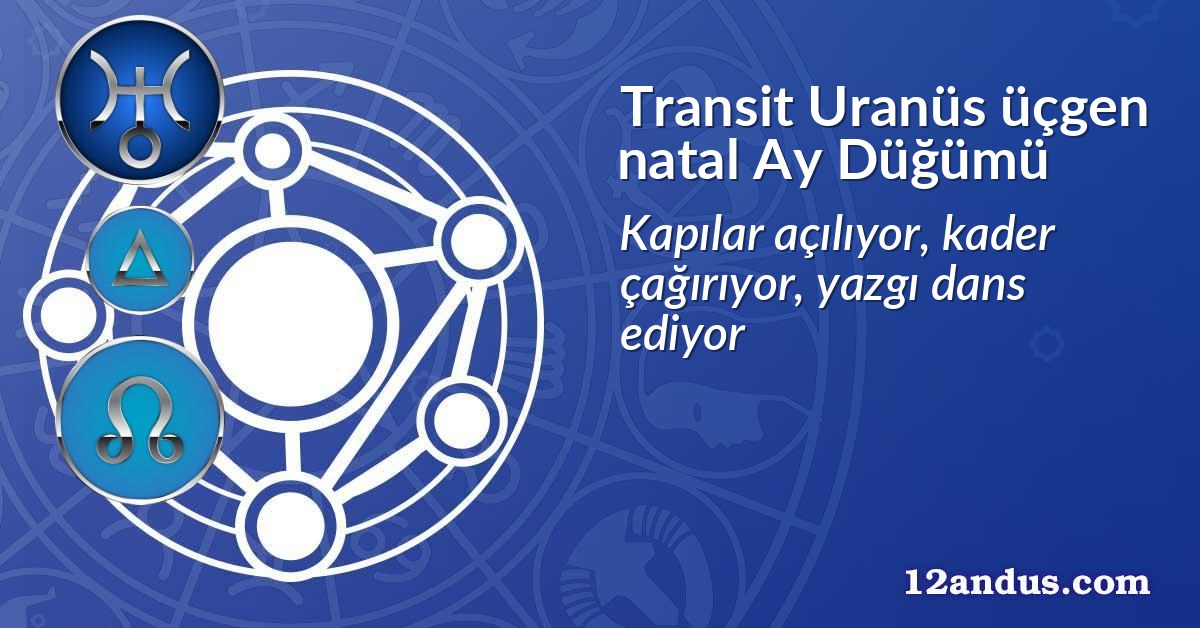 Transit Uran&uuml;s &uuml;&ccedil;gen natal Ay D&uuml;ğ&uuml;m&uuml;