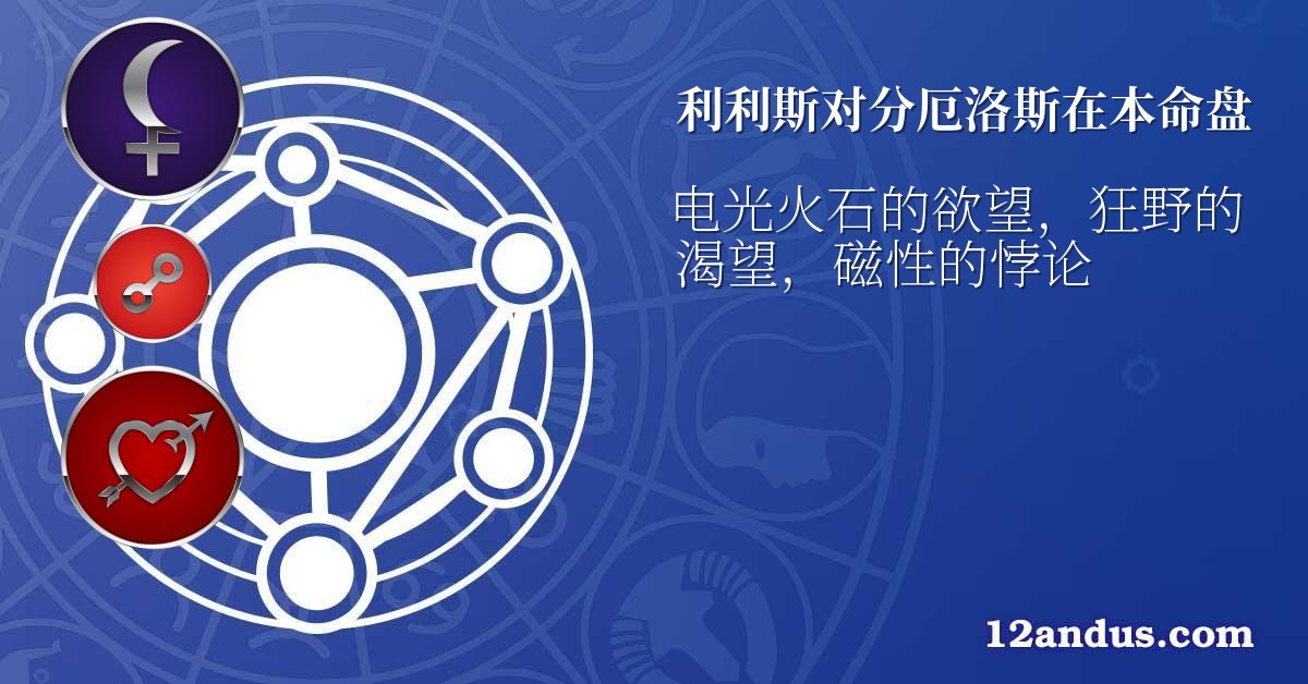利利斯对分厄洛斯在本命盘