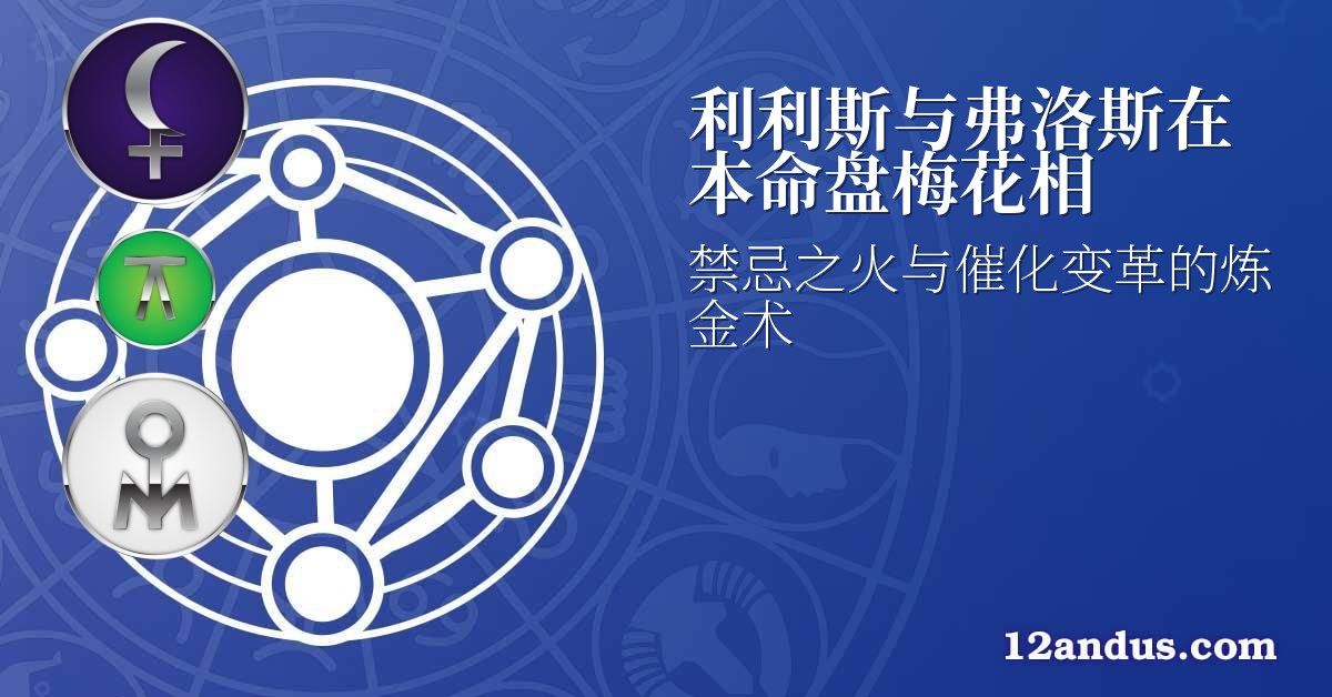 利利斯与弗洛斯在本命盘梅花相