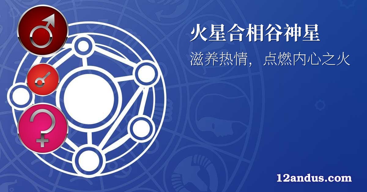 火星合相谷神星