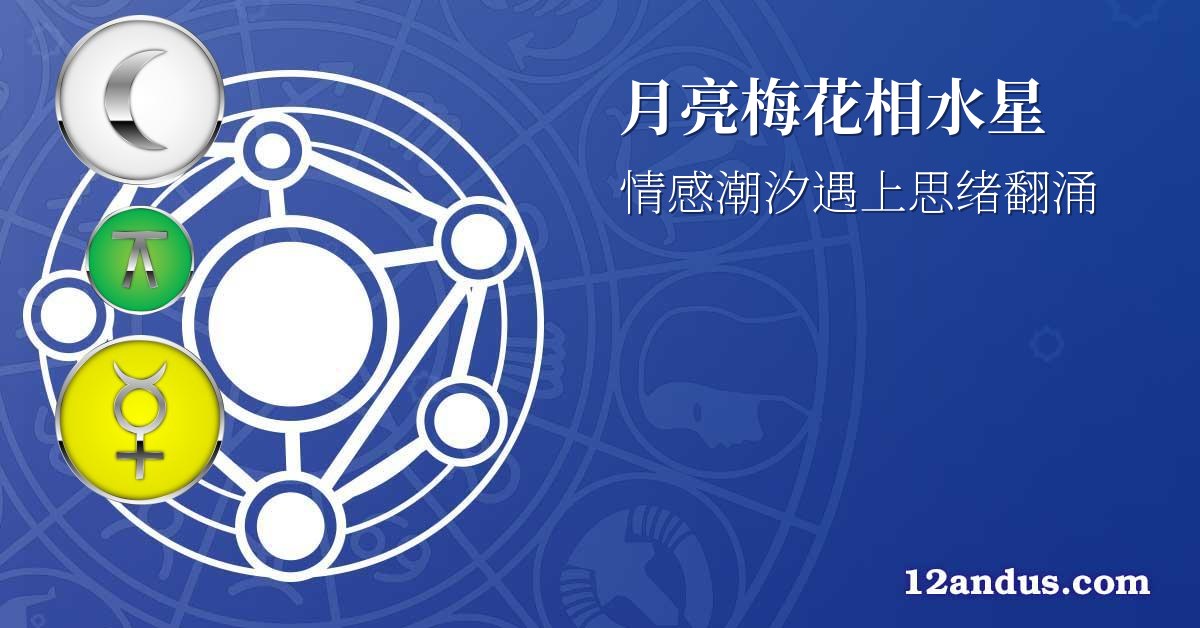 月亮梅花相水星