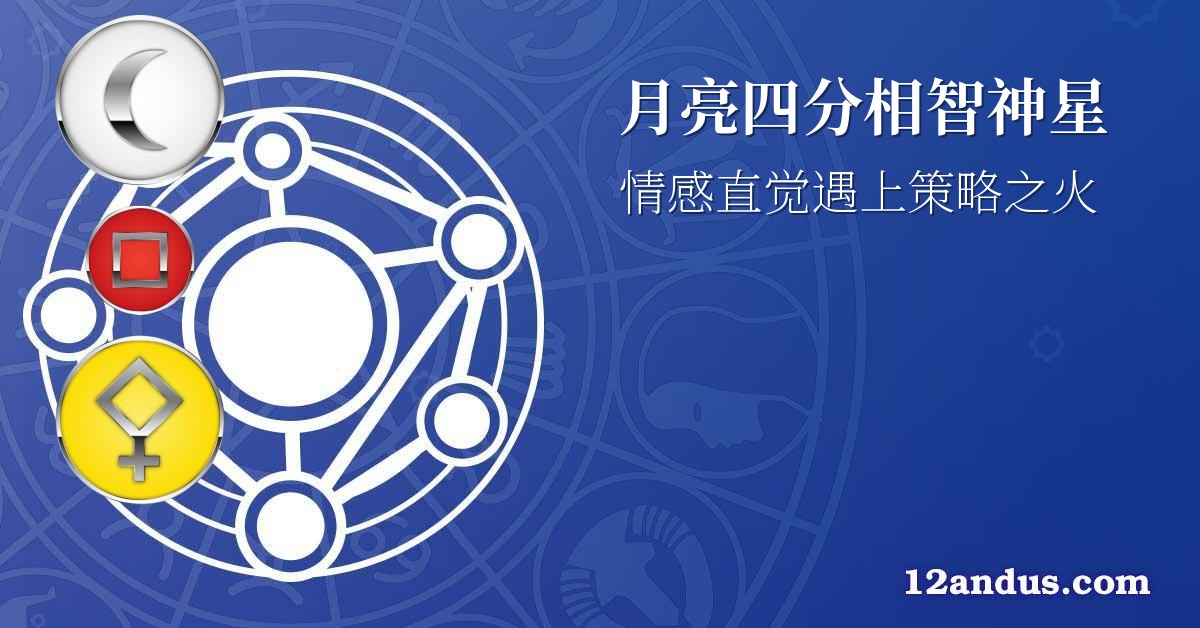 月亮四分相智神星