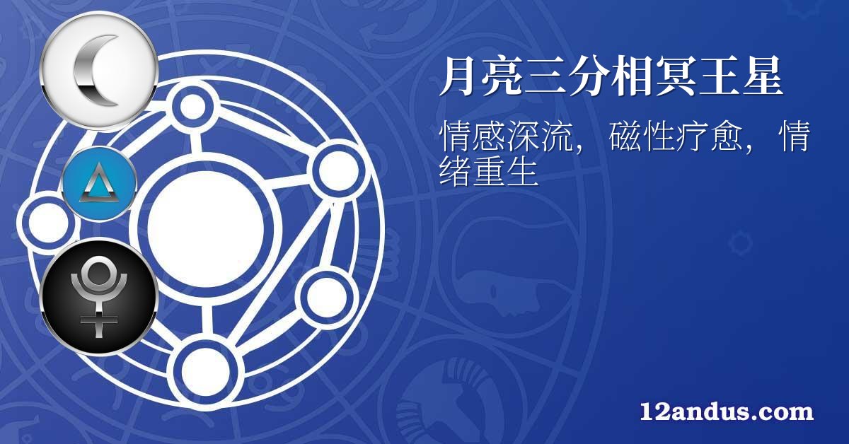 月亮三分相冥王星