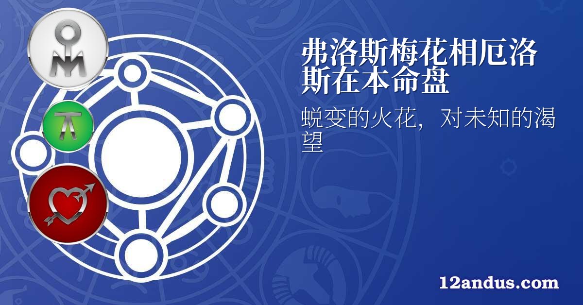 弗洛斯梅花相厄洛斯在本命盘