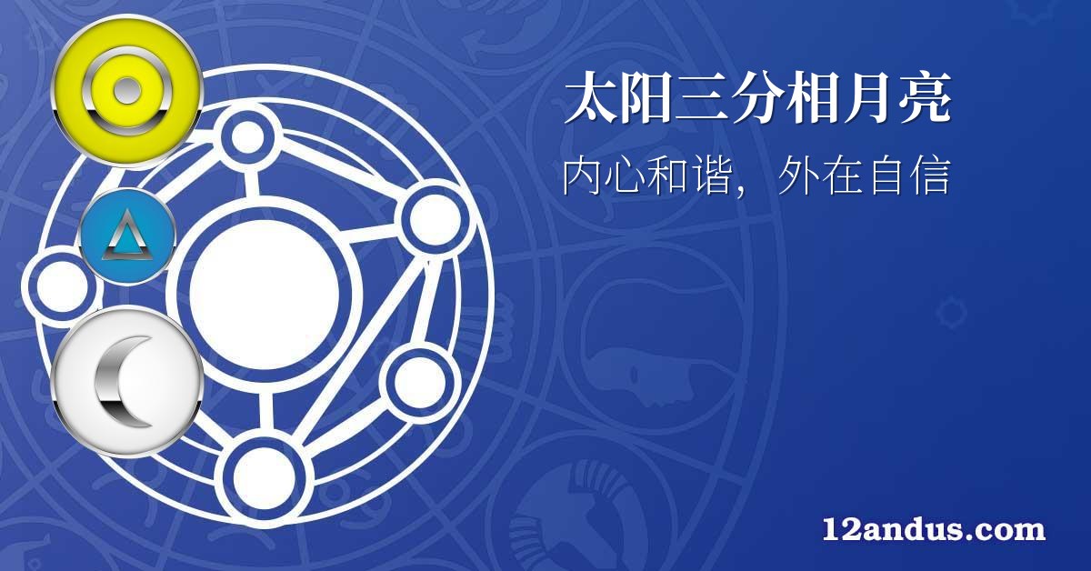 太阳三分相月亮