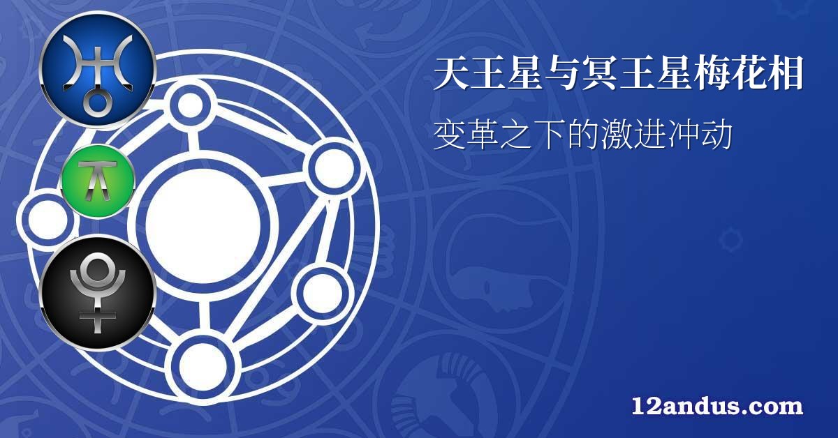 天王星与冥王星梅花相