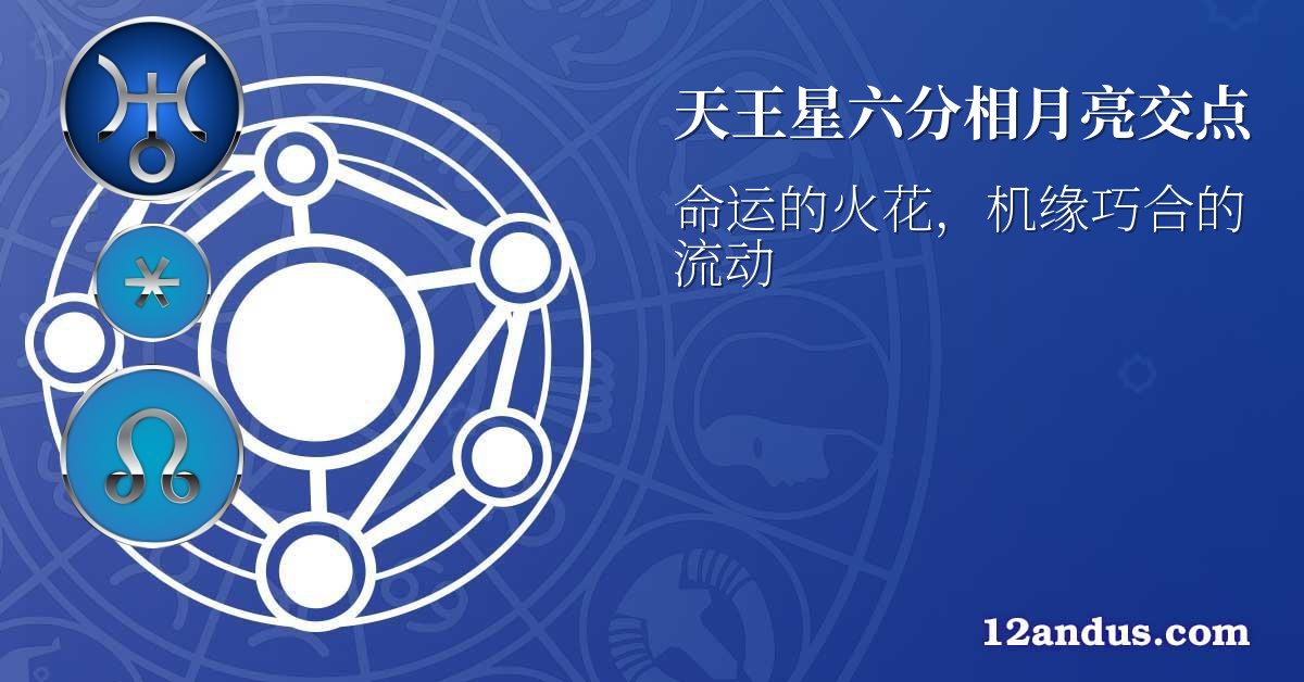 天王星六分相月亮交点