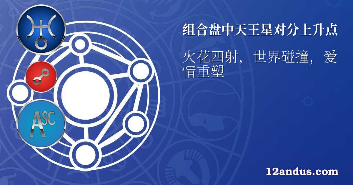 组合盘中天王星对分上升点