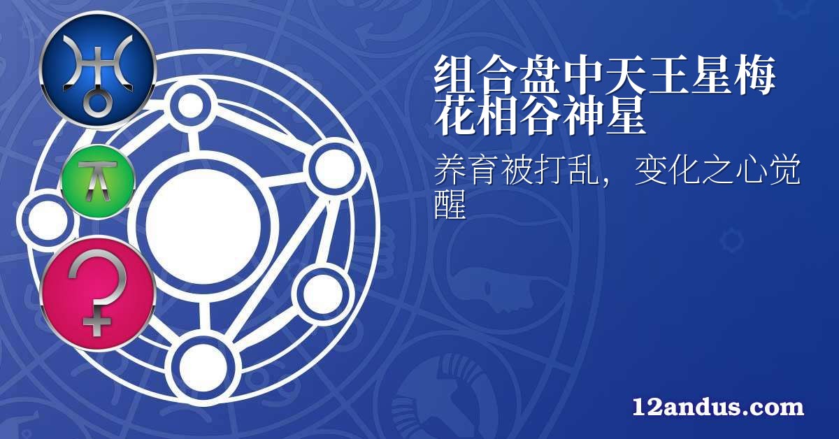 组合盘中天王星梅花相谷神星