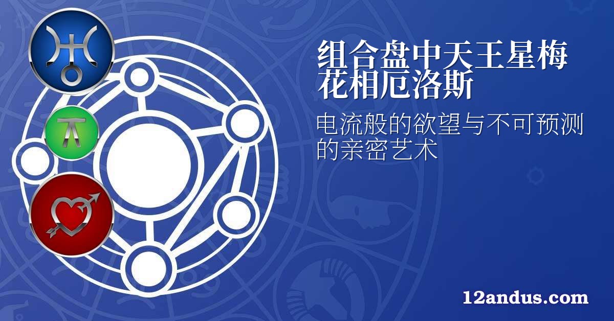 组合盘中天王星梅花相厄洛斯