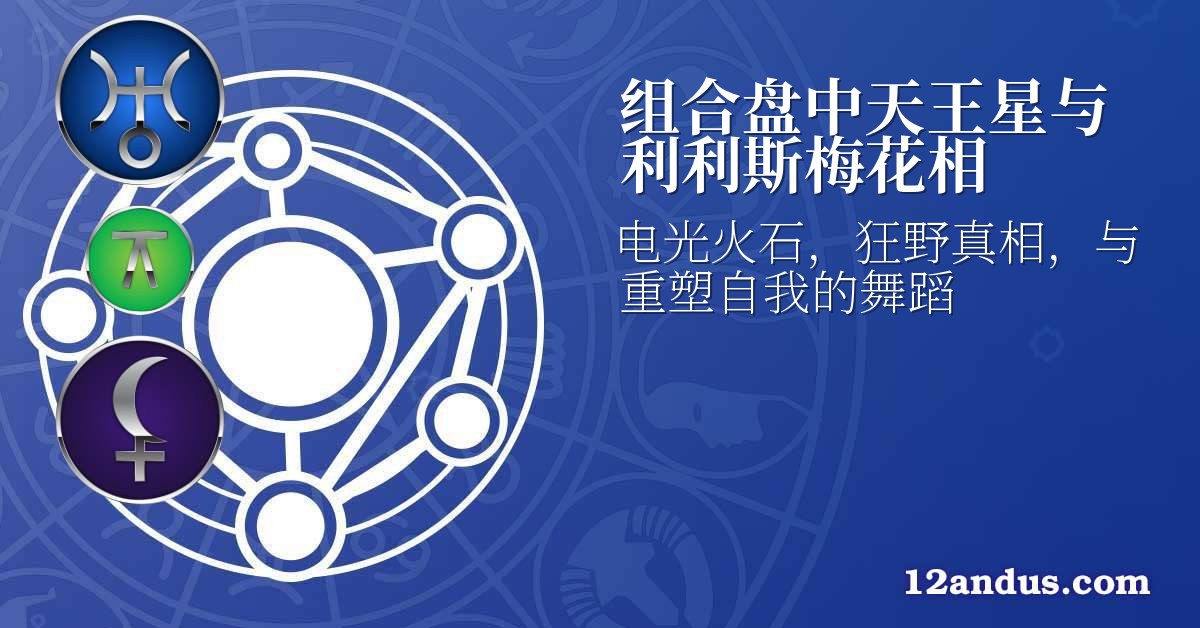 组合盘中天王星与利利斯梅花相
