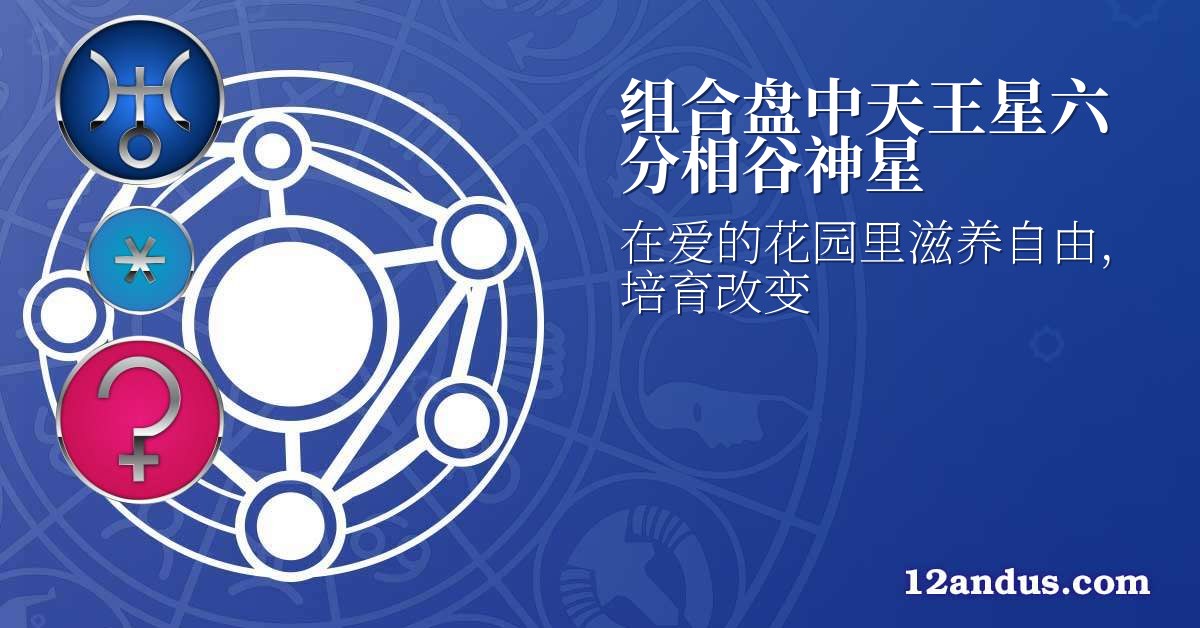 组合盘中天王星六分相谷神星