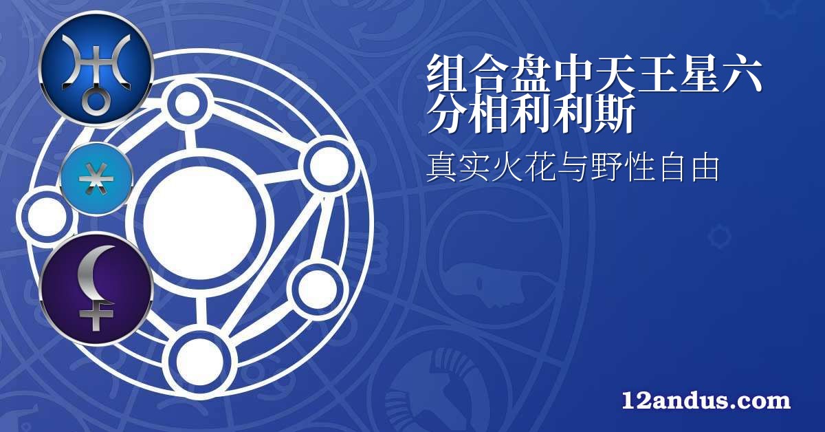 组合盘中天王星六分相利利斯