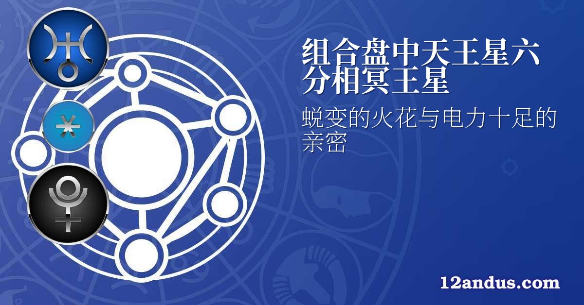 组合盘中天王星六分相冥王星