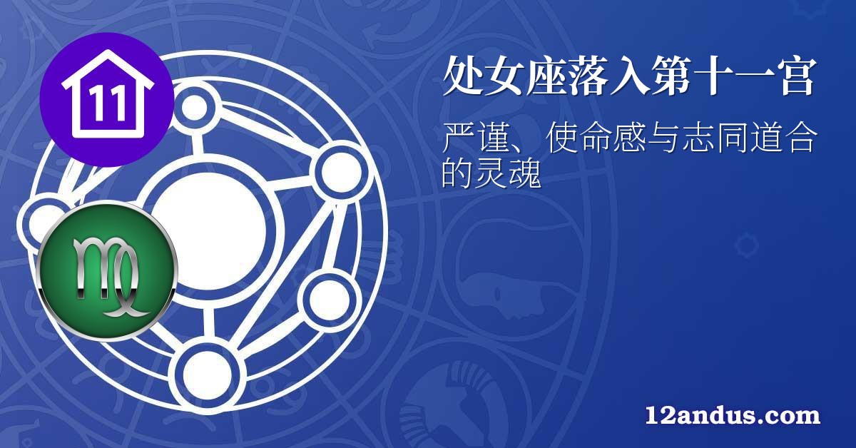 处女座落入第十一宫