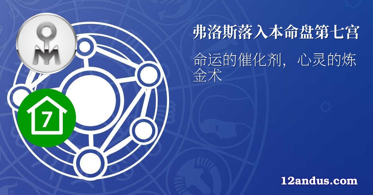 弗洛斯落入本命盘第七宫
