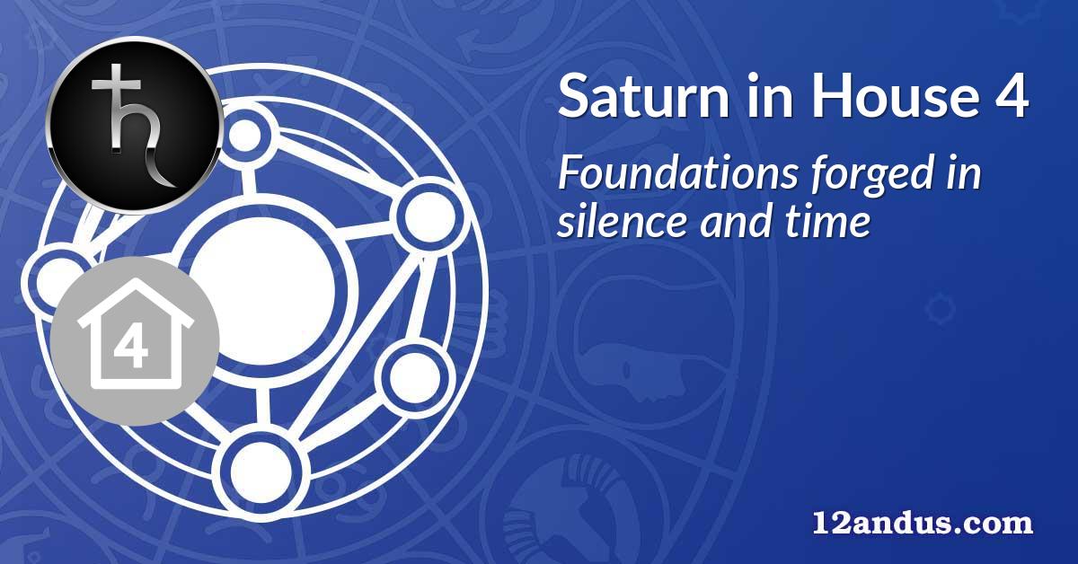 Saturn in House 4