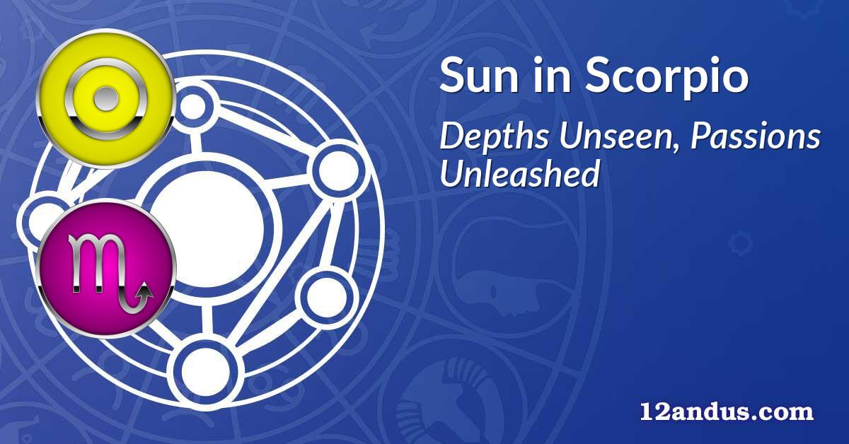 Sun in Scorpio