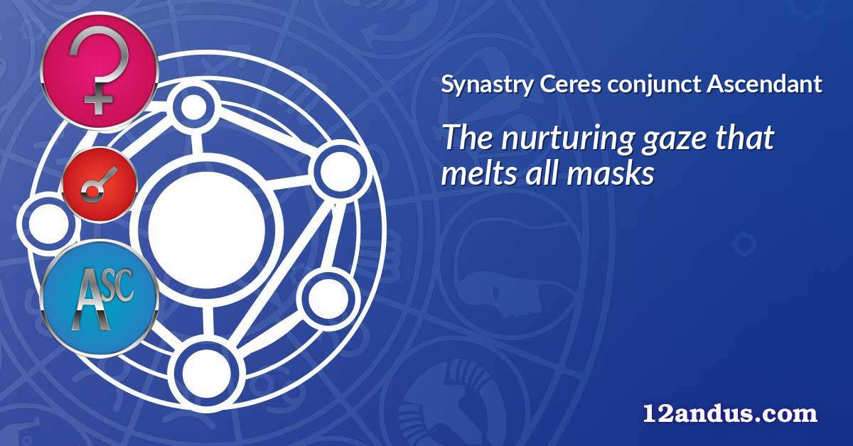Ceres conjunct Ascendant in the synastry chart