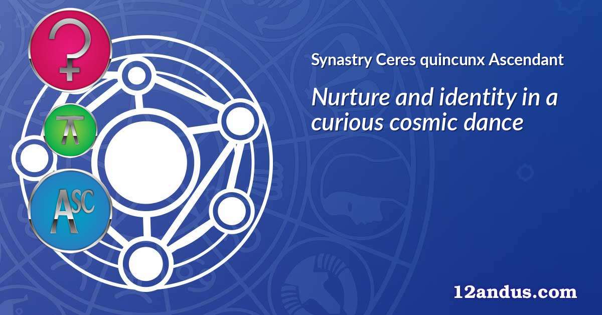 Ceres quincunx Ascendant in the synastry chart