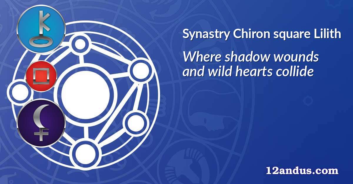 Chiron square Lilith in the synastry chart