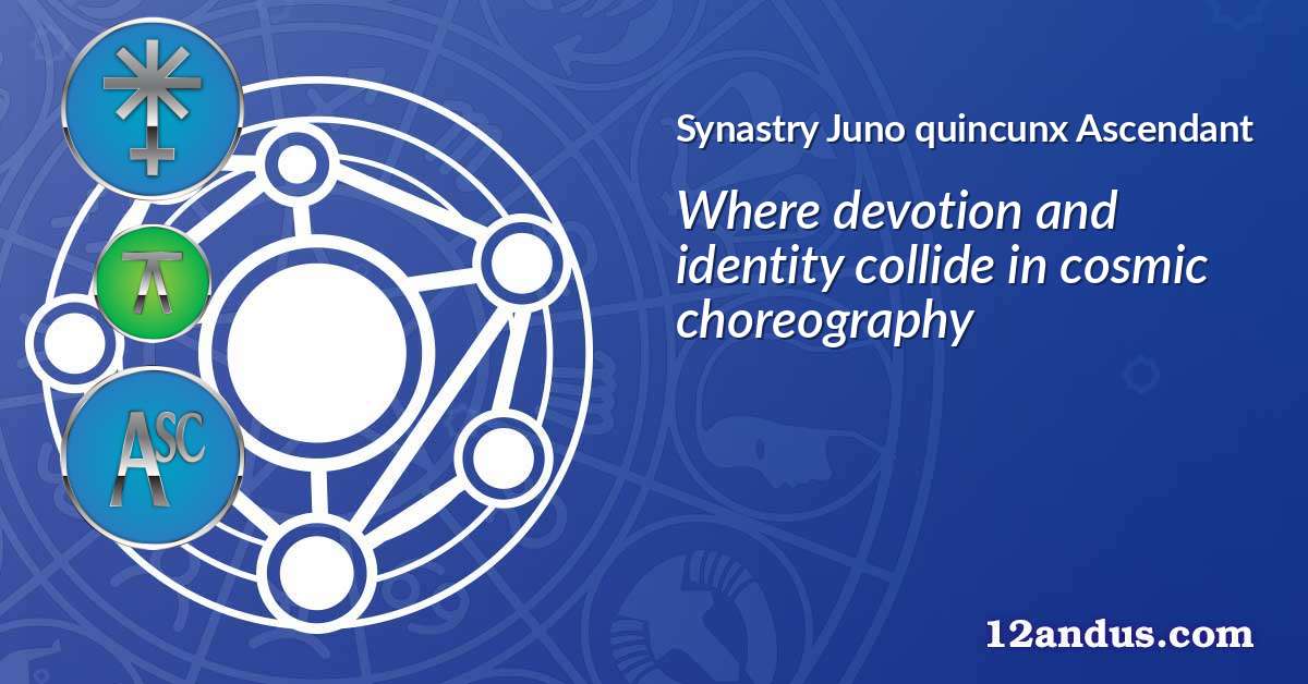 Juno quincunx Ascendant in the synastry chart