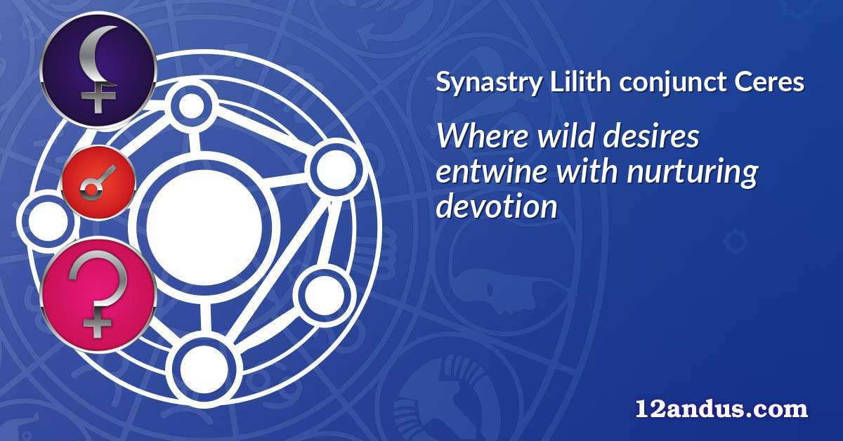 Lilith conjunct Ceres in the synastry chart