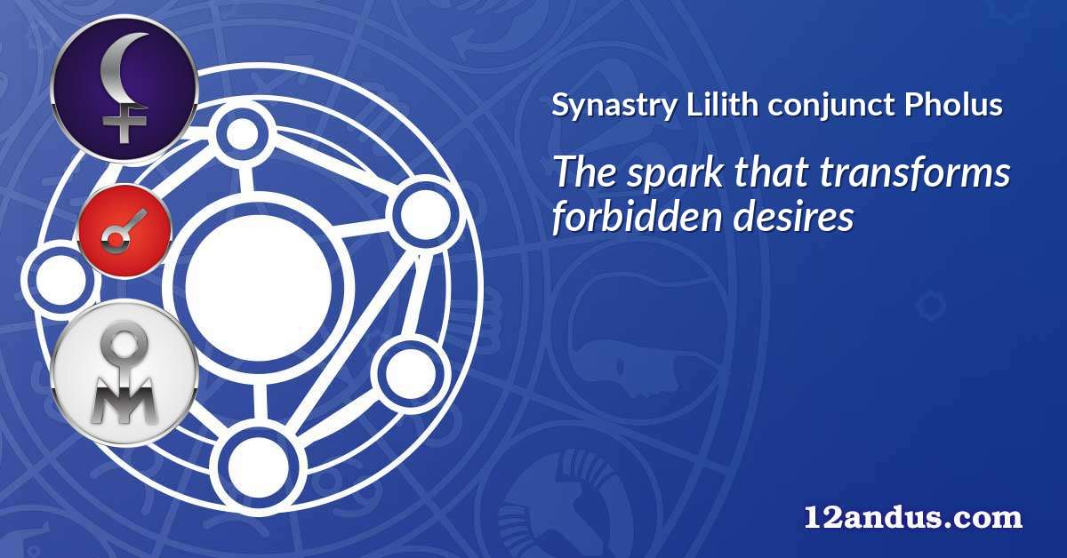 Lilith conjunct Pholus in the synastry chart