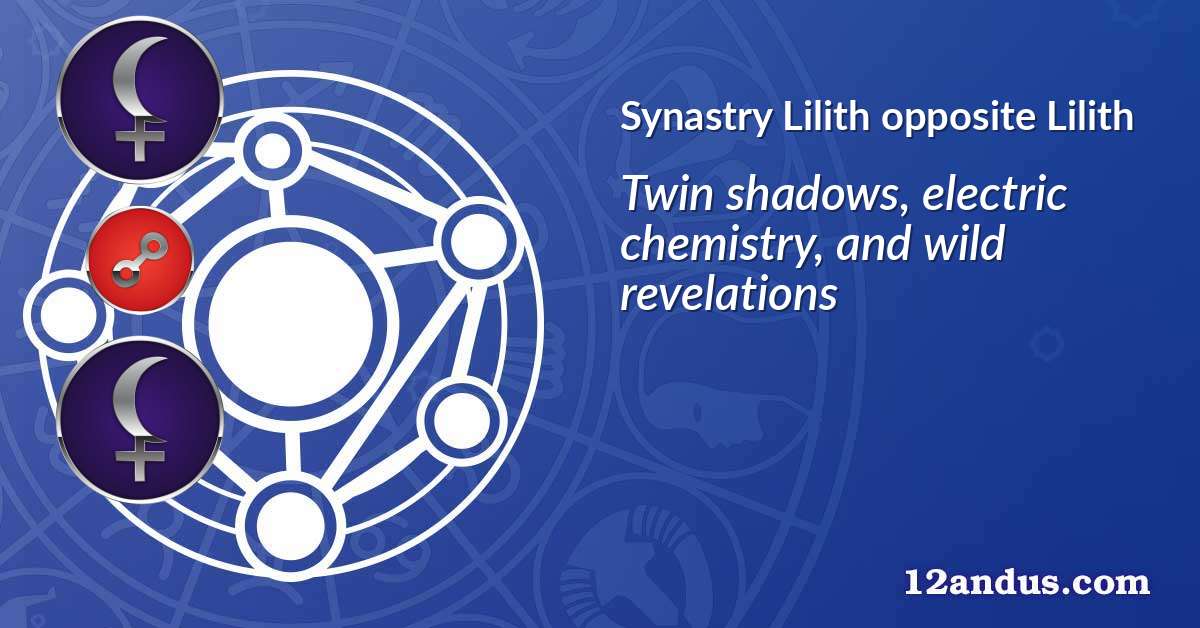 Lilith opposite Lilith in the synastry chart