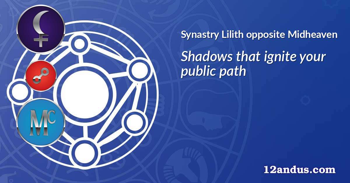 Lilith opposite Midheaven in the synastry chart