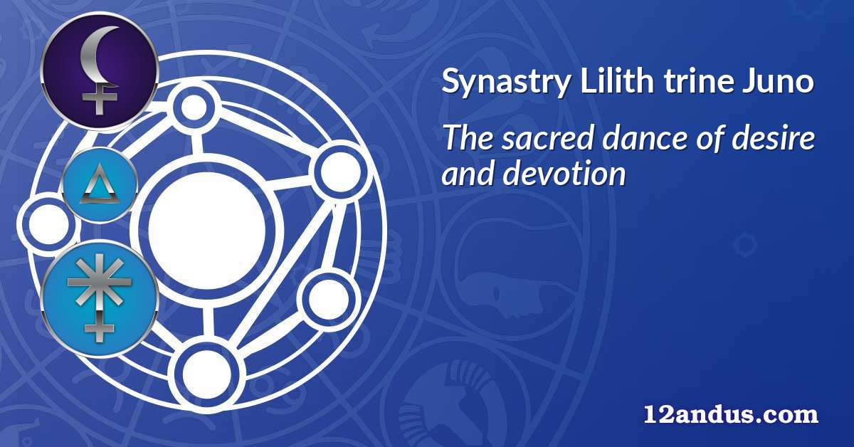 Lilith trine Juno in the synastry chart