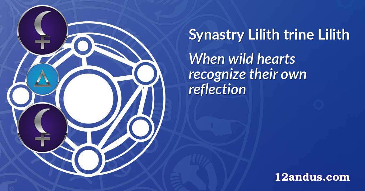 Lilith trine Lilith in the synastry chart