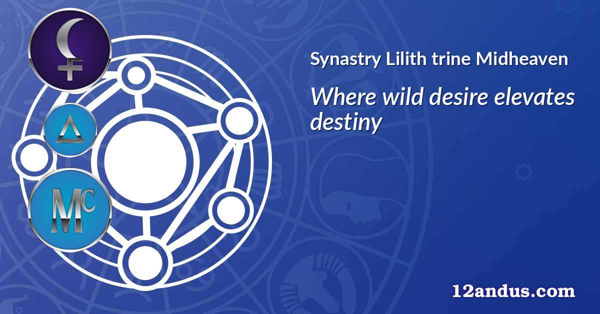 Lilith trine Midheaven in the synastry chart