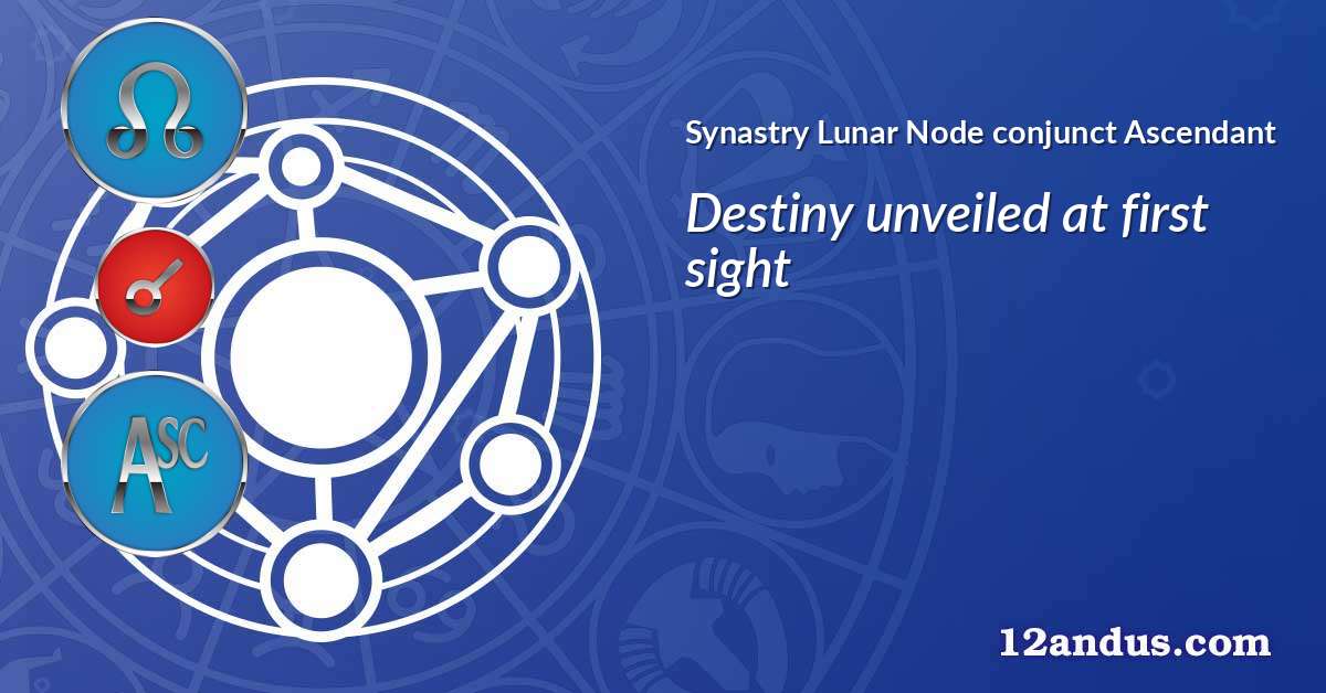 Lunar Node conjunct Ascendant in the synastry chart