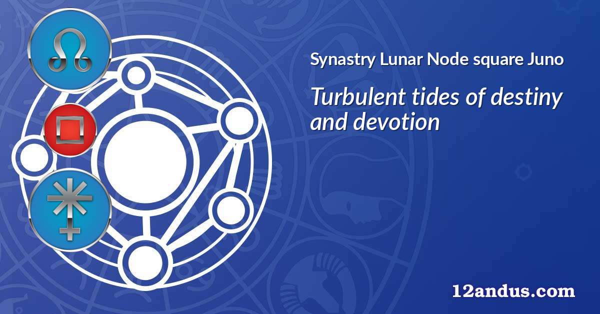Lunar Node square Juno in the synastry chart
