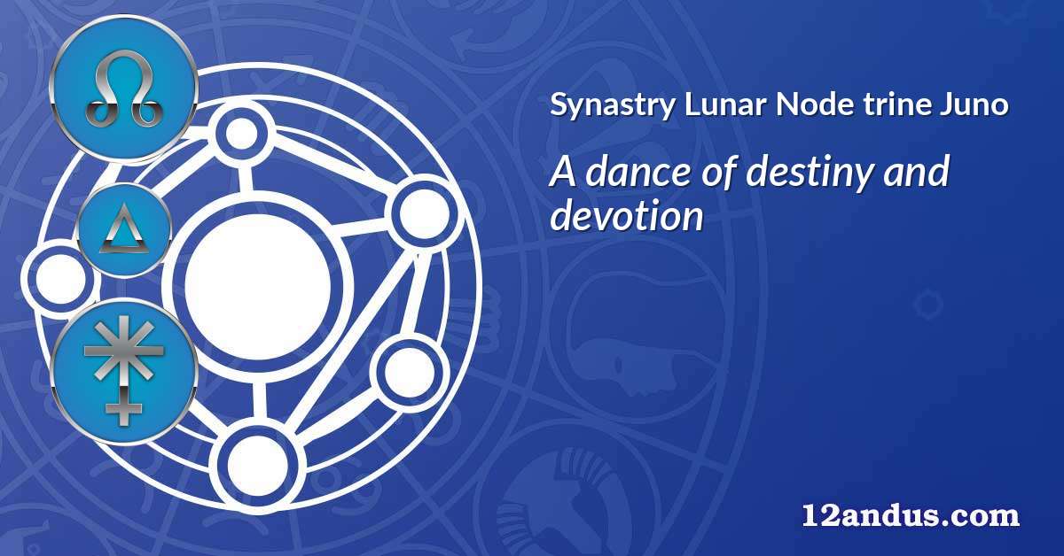 Lunar Node trine Juno in the synastry chart